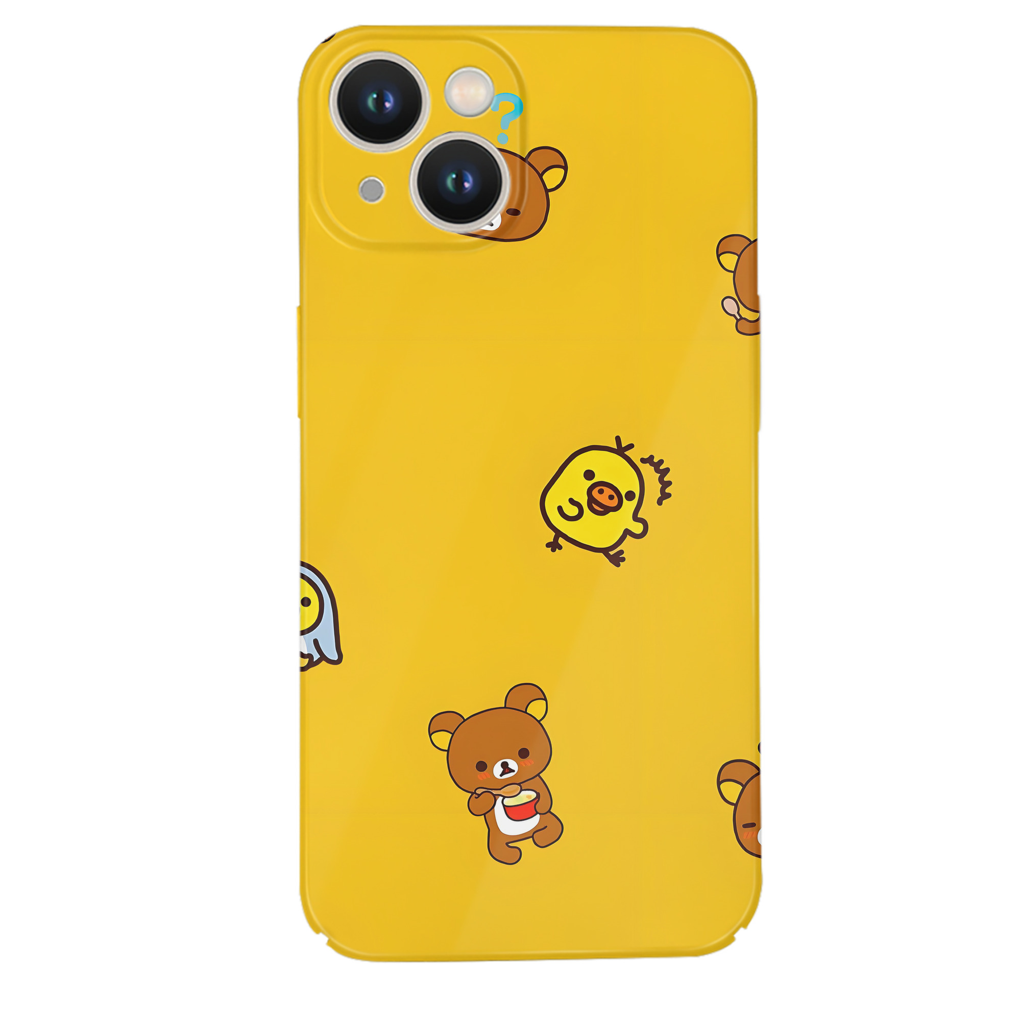 （画像用） リラックマ リラックマ キイロイトリ Rilakkuma Korilakkuma Kiiroitori 【iPhone 14シリーズ対応】ハードケース